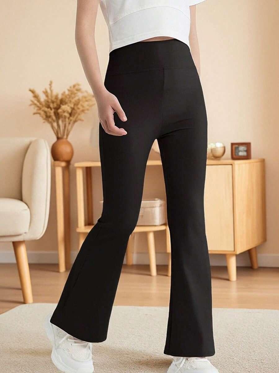 czarne klasyczne legginsy