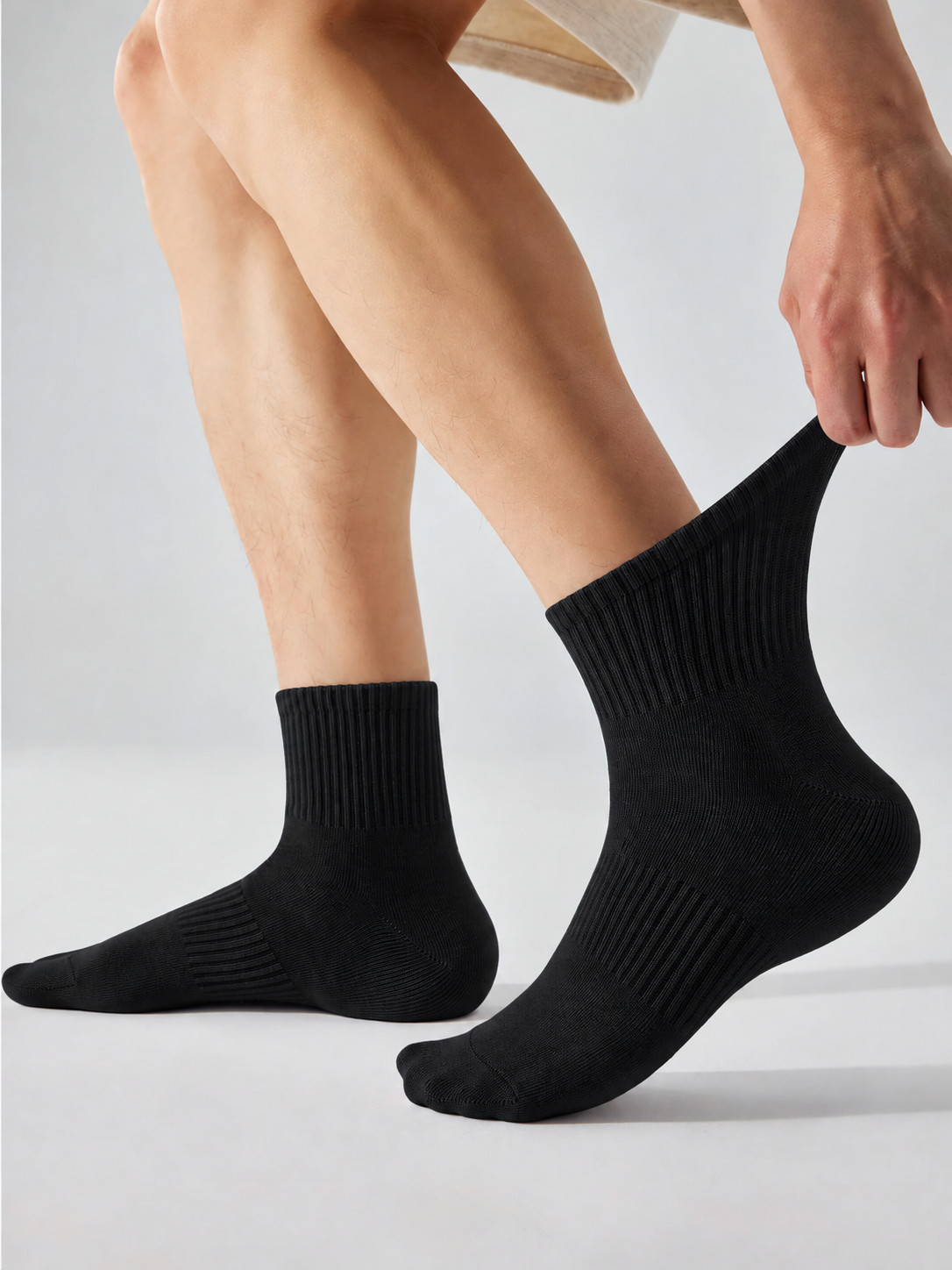 CZARNE KLASYCZNE SKARPETY 2-PACK