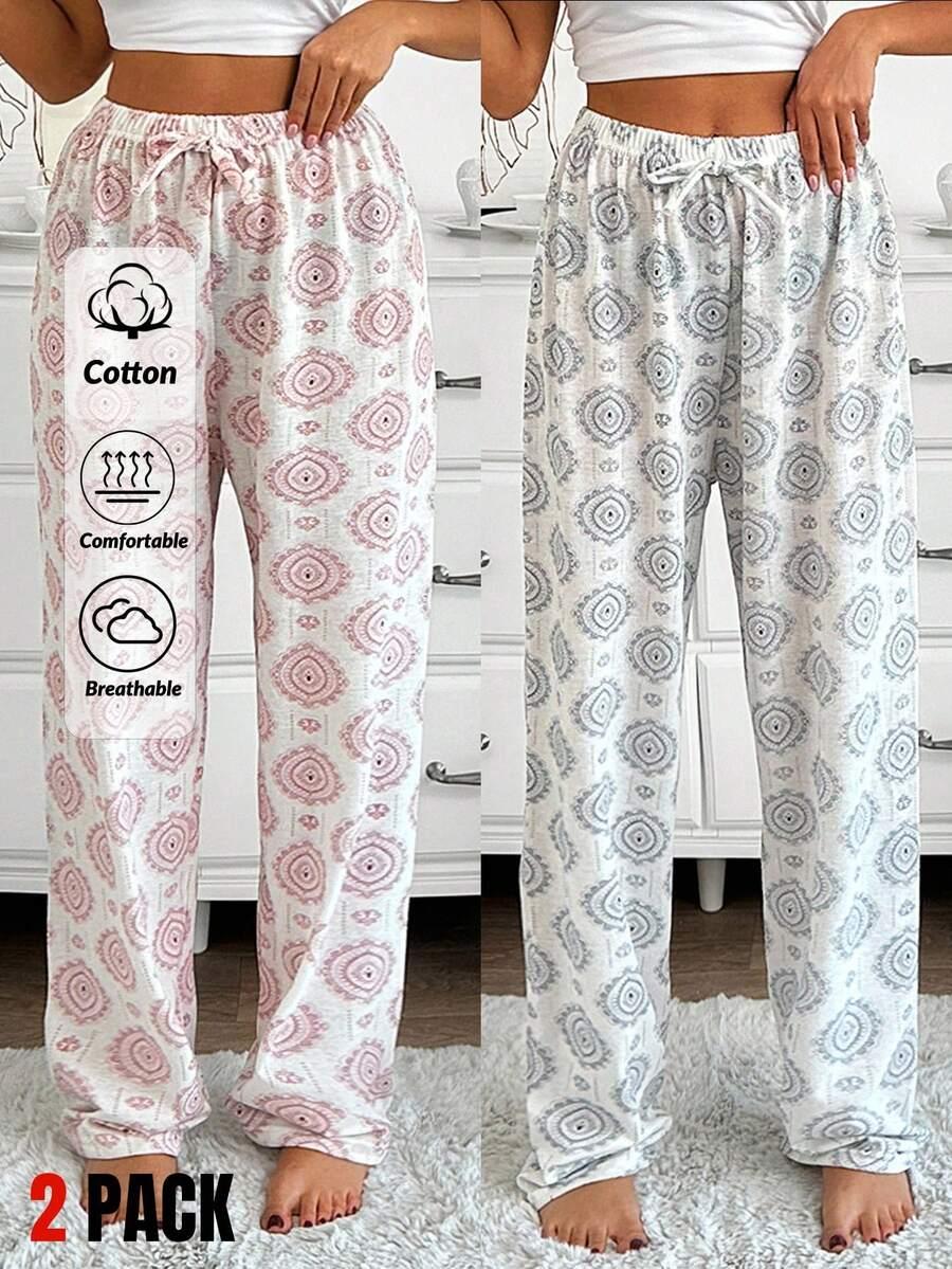 SPODNIE PIŻAMA WZÓR 2-PACK