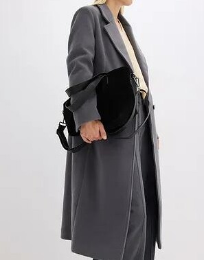 ELEGANCKI DWURZĘDOWY PŁASZCZ