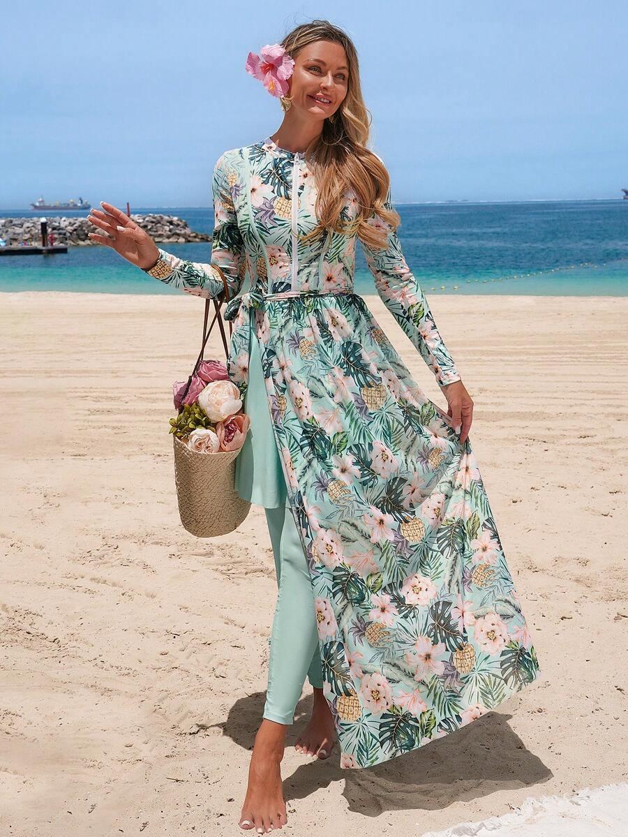 3-CZĘŚCIOWY komplet plażowy