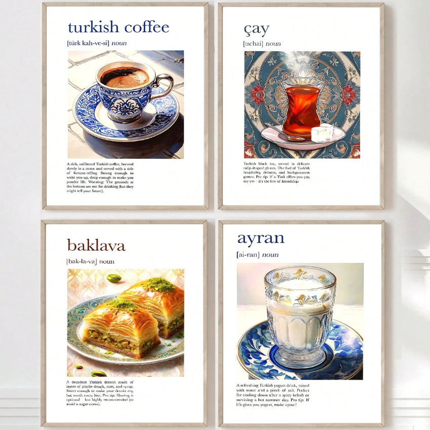 OBRAZ NA ŚCIANĘ 4-PACK