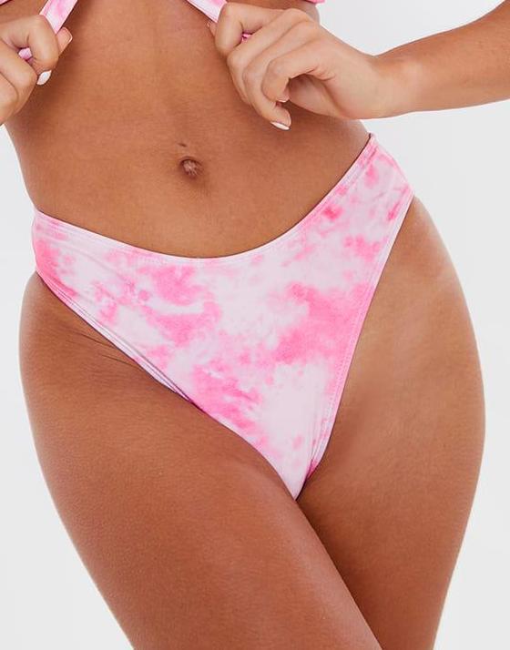 DÓŁ BIKINI wzór TIE DYE