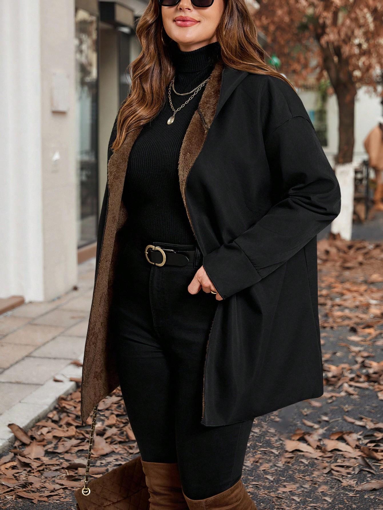 czarna narzutka casual