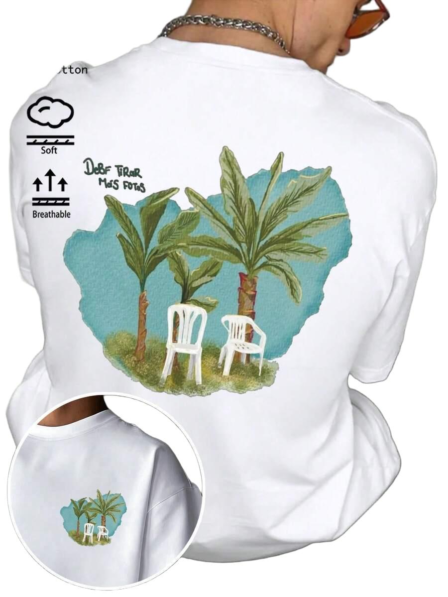 T-SHIRT MĘSKI Z NADRUKIEM