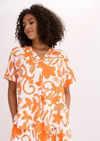 bluzka v-neck print