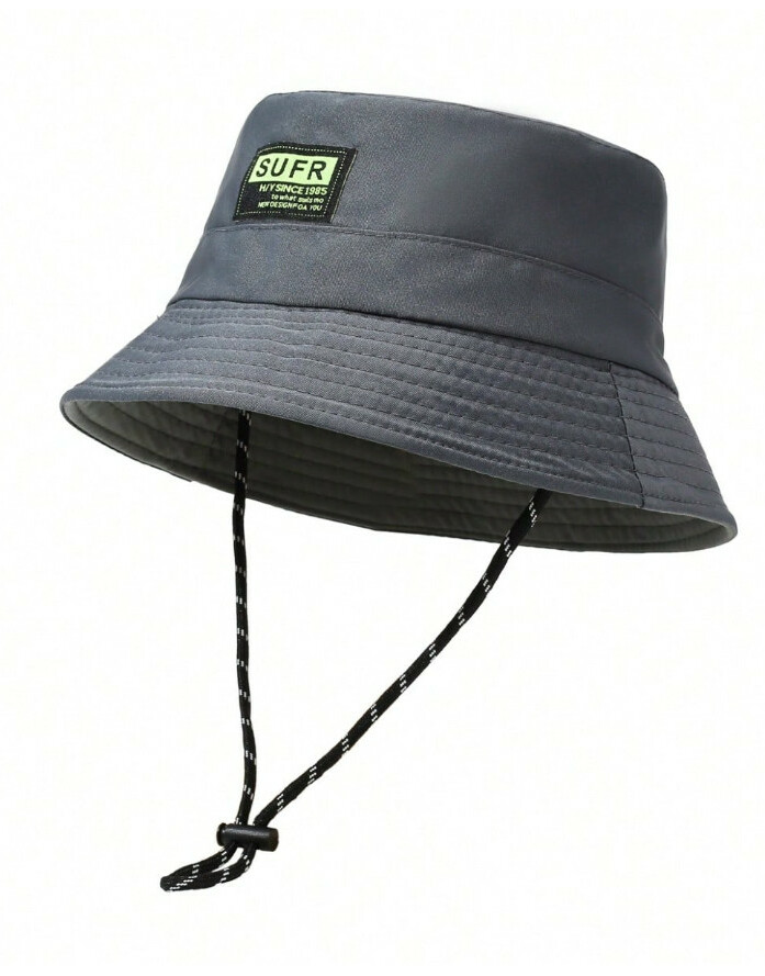 szara czapka bucket 