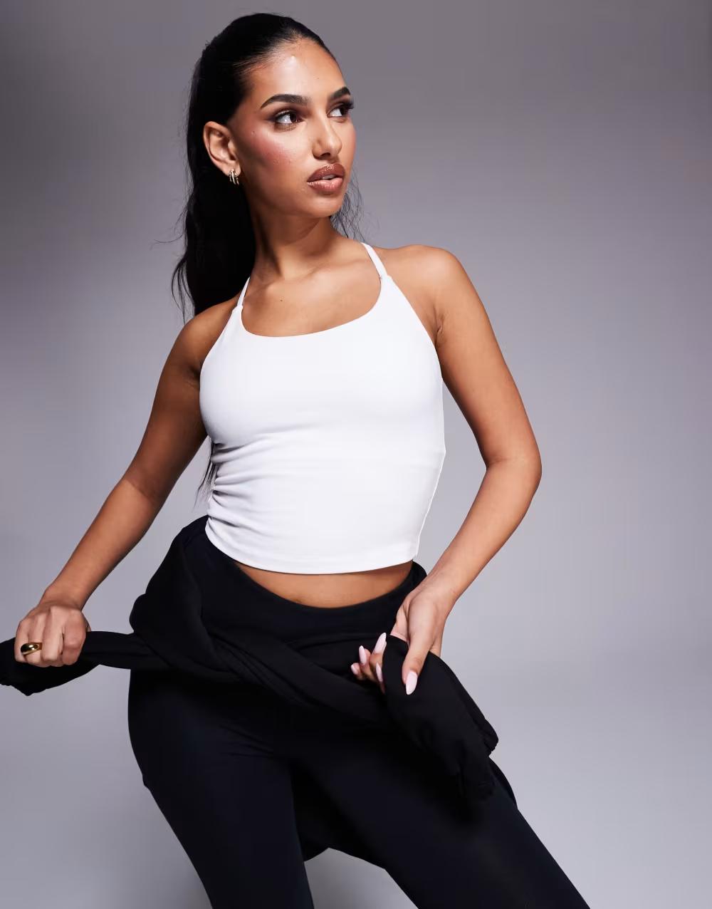 BIAŁY SPORTOWY TOP