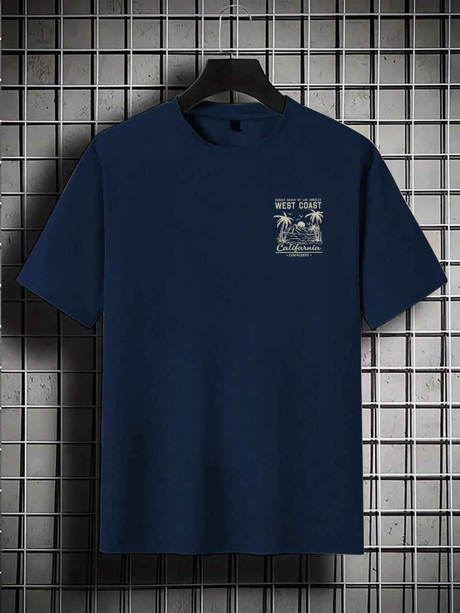 T-SHIRT NADRUK CASUAL