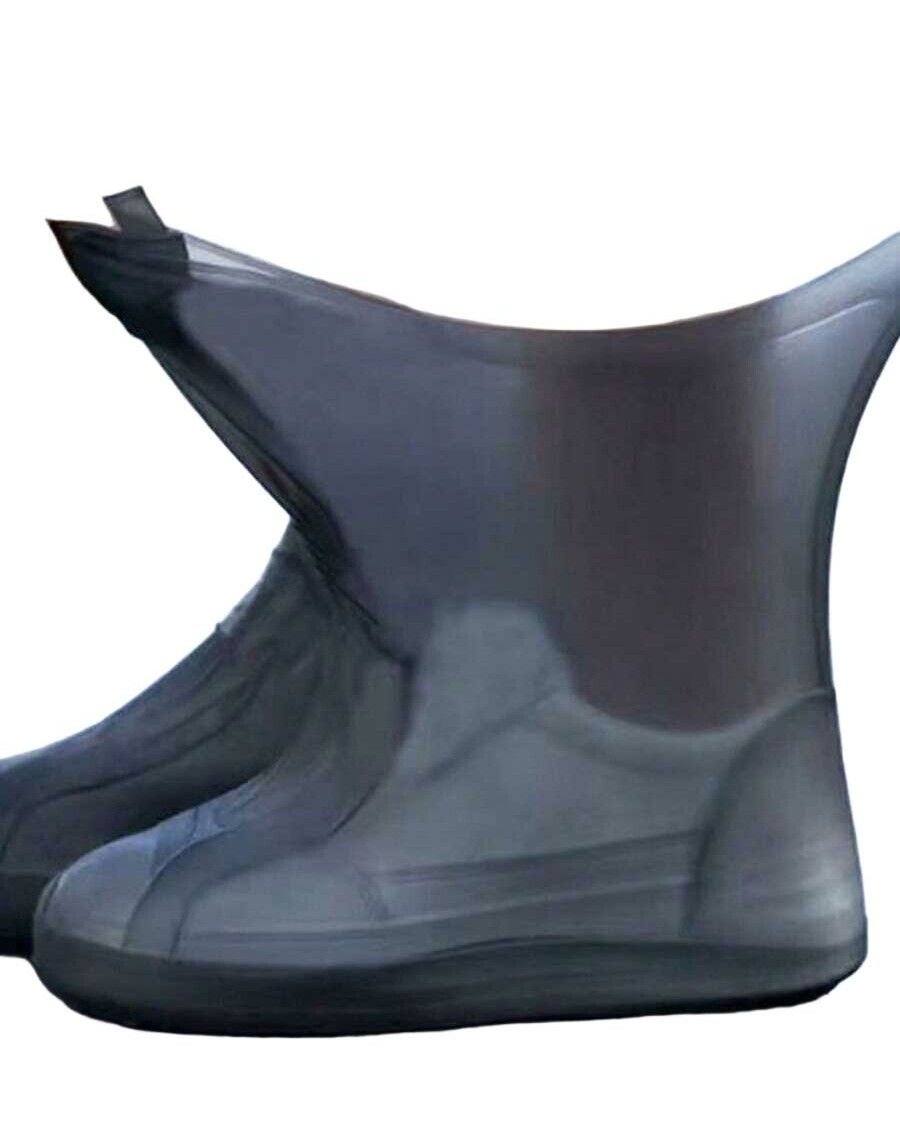 czarne silikonowe ochraniacze na buty