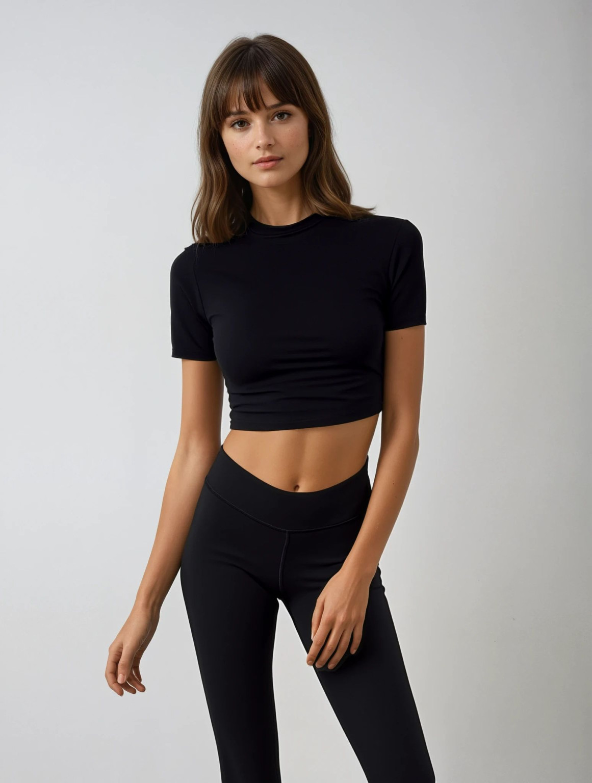 GŁADKI CROP TOP 2-PACK