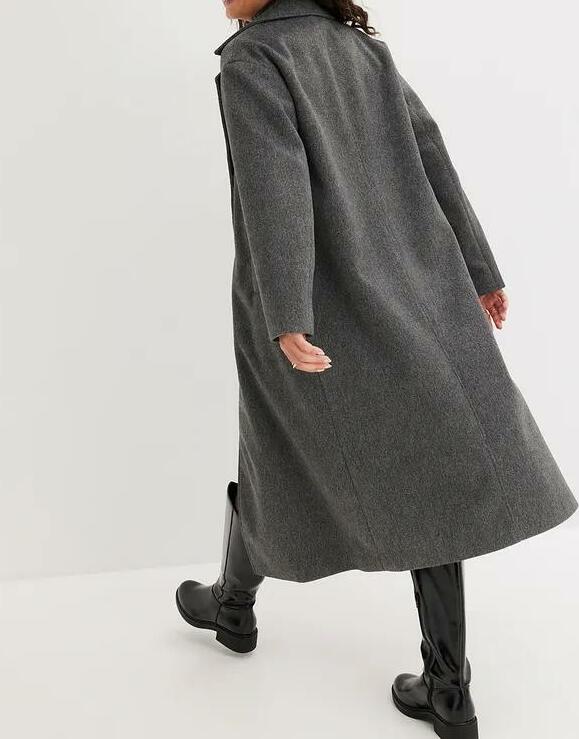 PŁASZCZ DWURZĘDOWY OVERSIZE