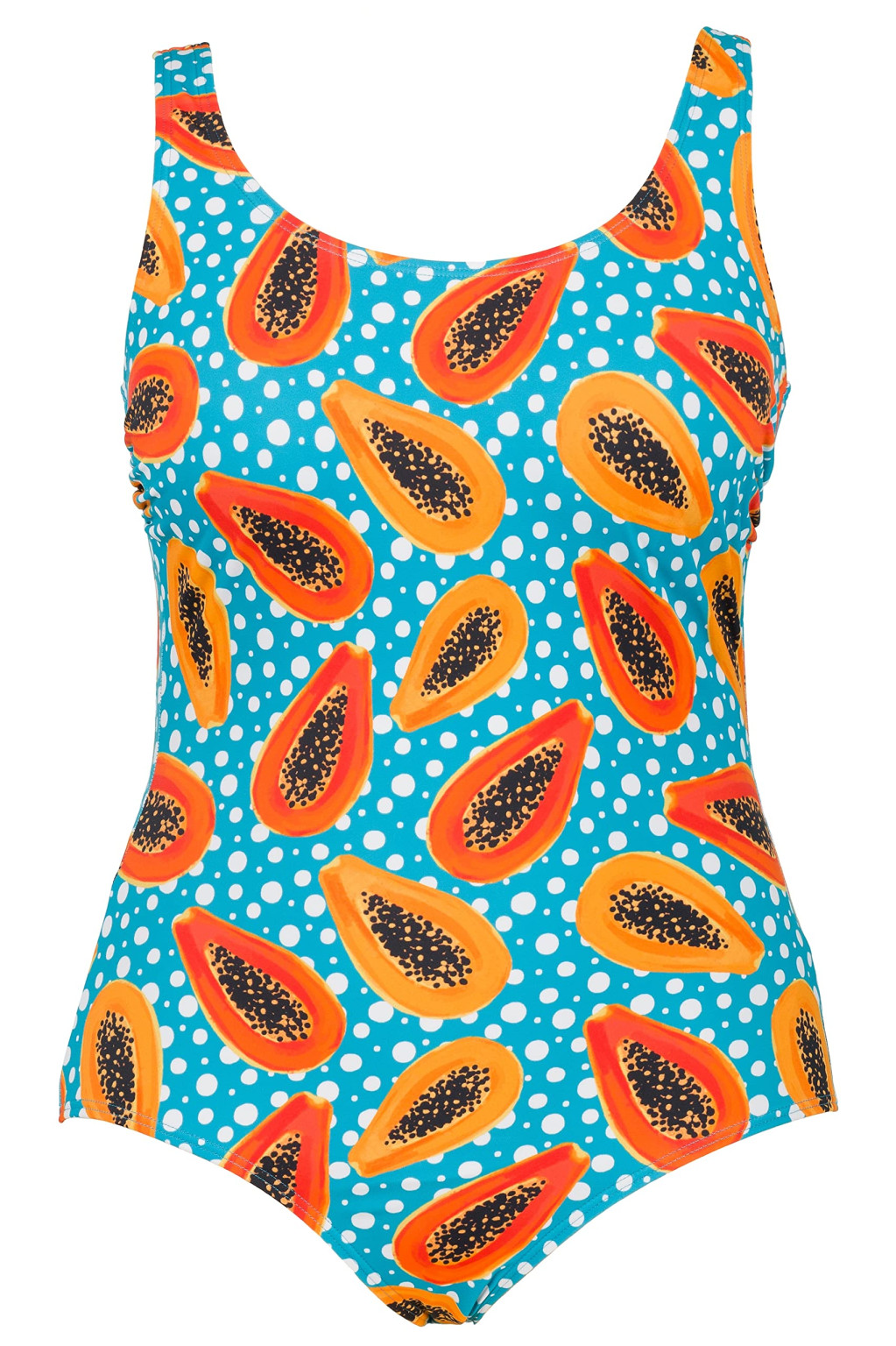 JEDNOCZĘŚCIOWY STRÓJ KĄPIELOWY wzór papaya 