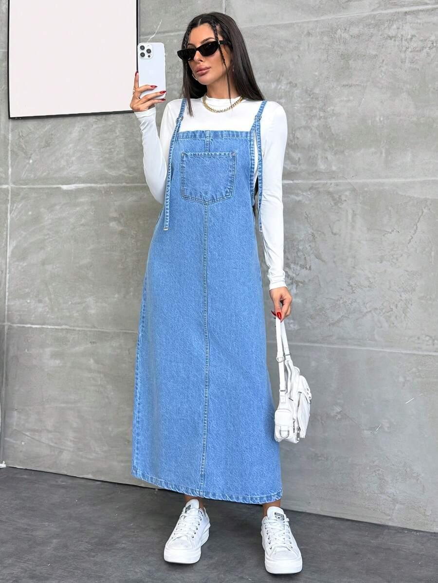 MAXI SUKIENKA  JEANSOWA