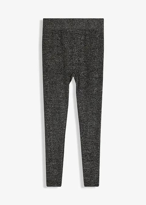 LEGGINSY Z POŁYSKUJĄCEGO MATERIAŁU 