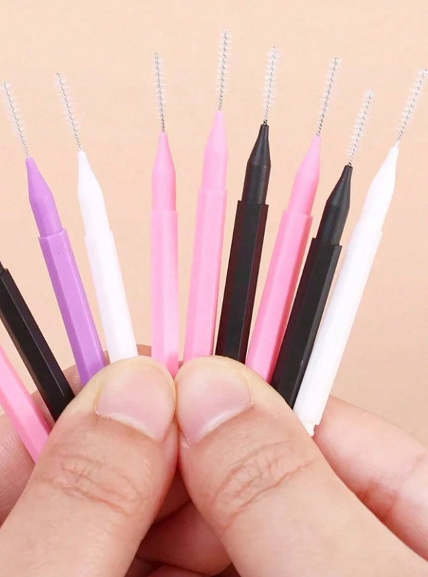 szczoteczka do stylizacji brwi rzęs 3-pack