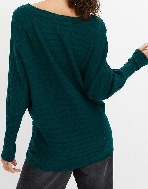 SWETER Z RĘKAWAMI TYPU NIETOPERZ
