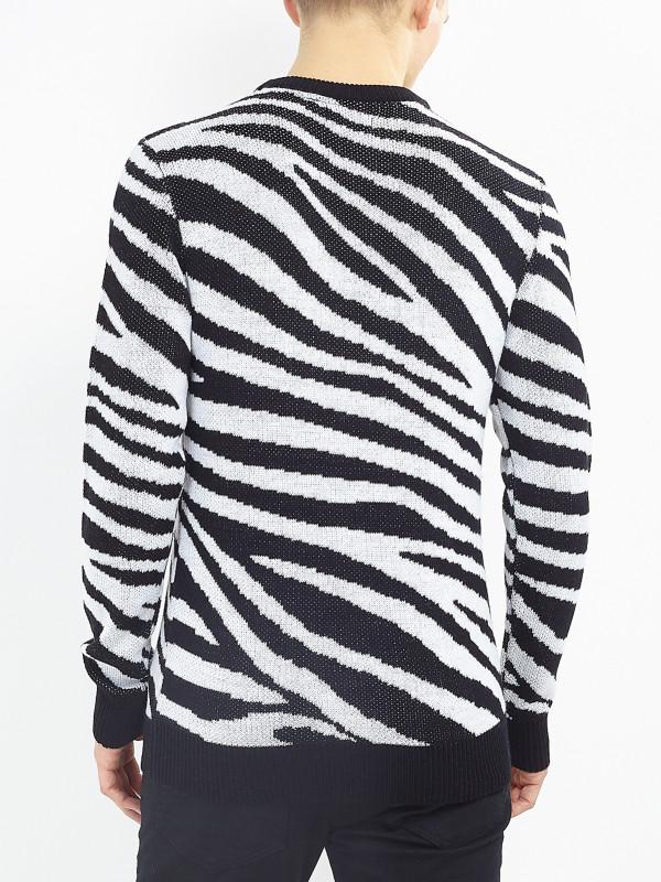 SWETER ZEBRA PRINT