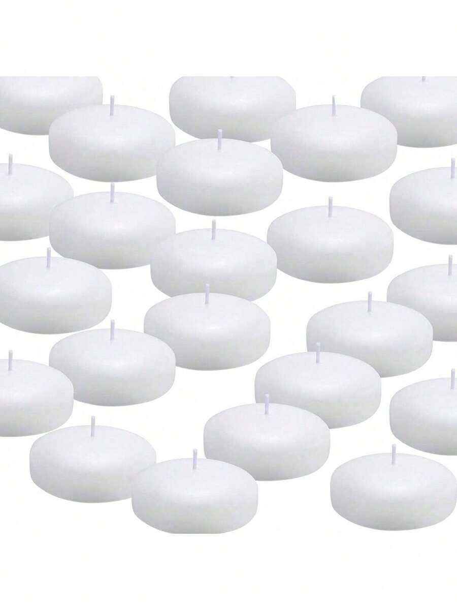 białe świeczki 5-pack
