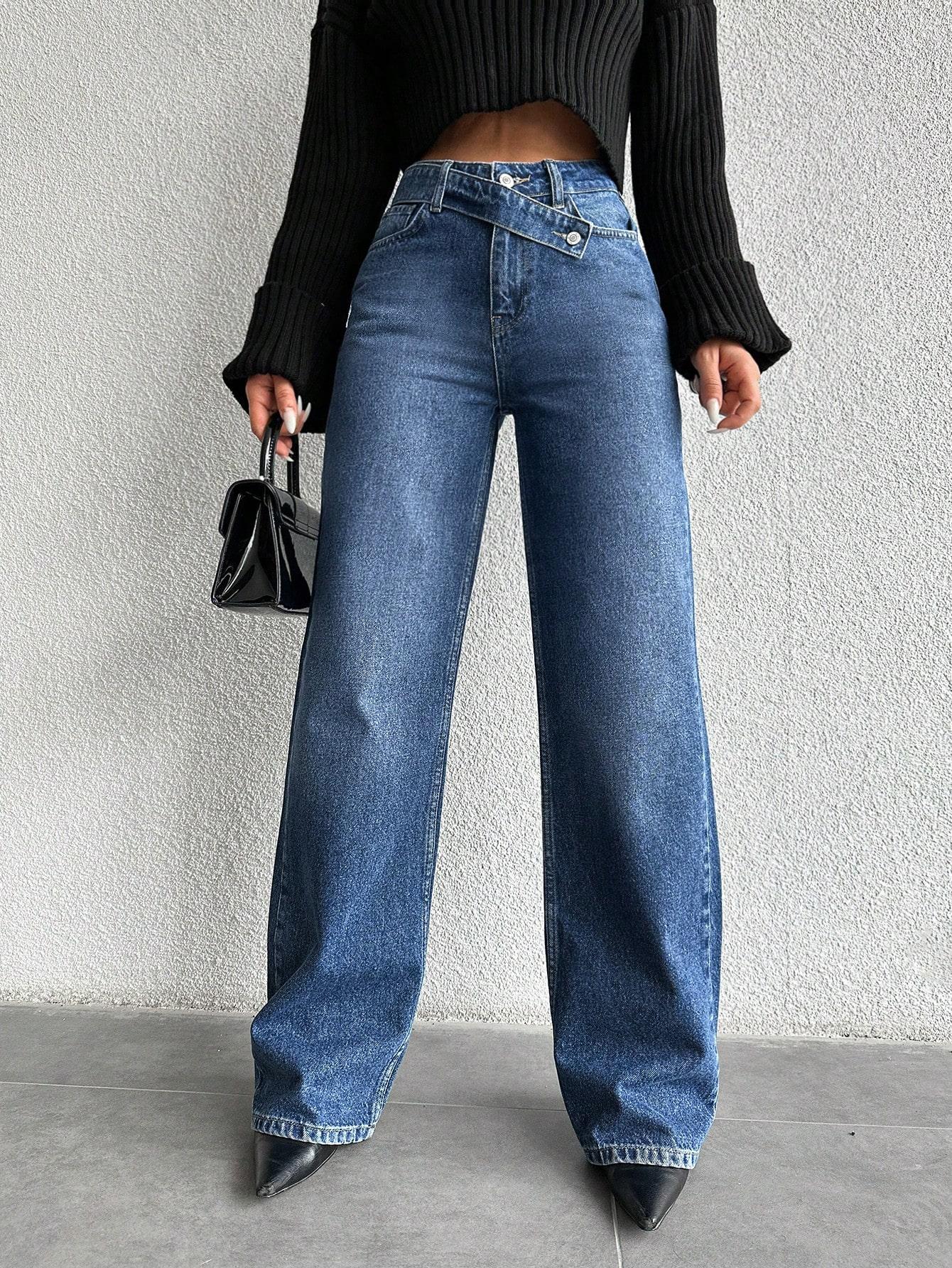 NIEBIESKIE SPODNIE JEANS