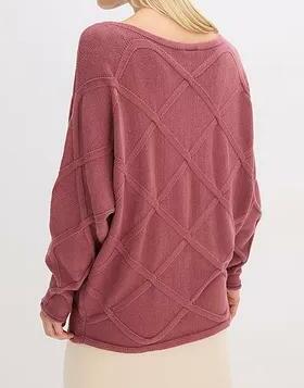 SWETER DAMSKI O LUŹNYM KROJU
