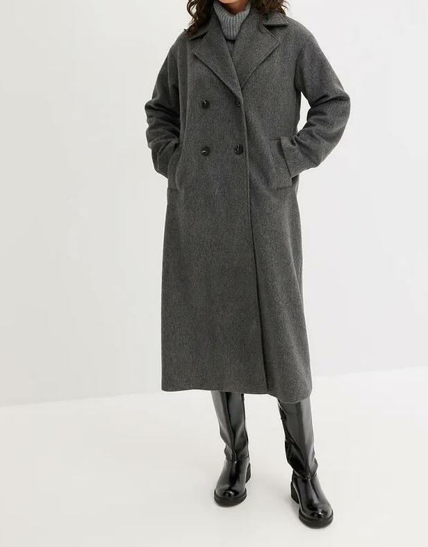 PŁASZCZ DWURZĘDOWY OVERSIZE