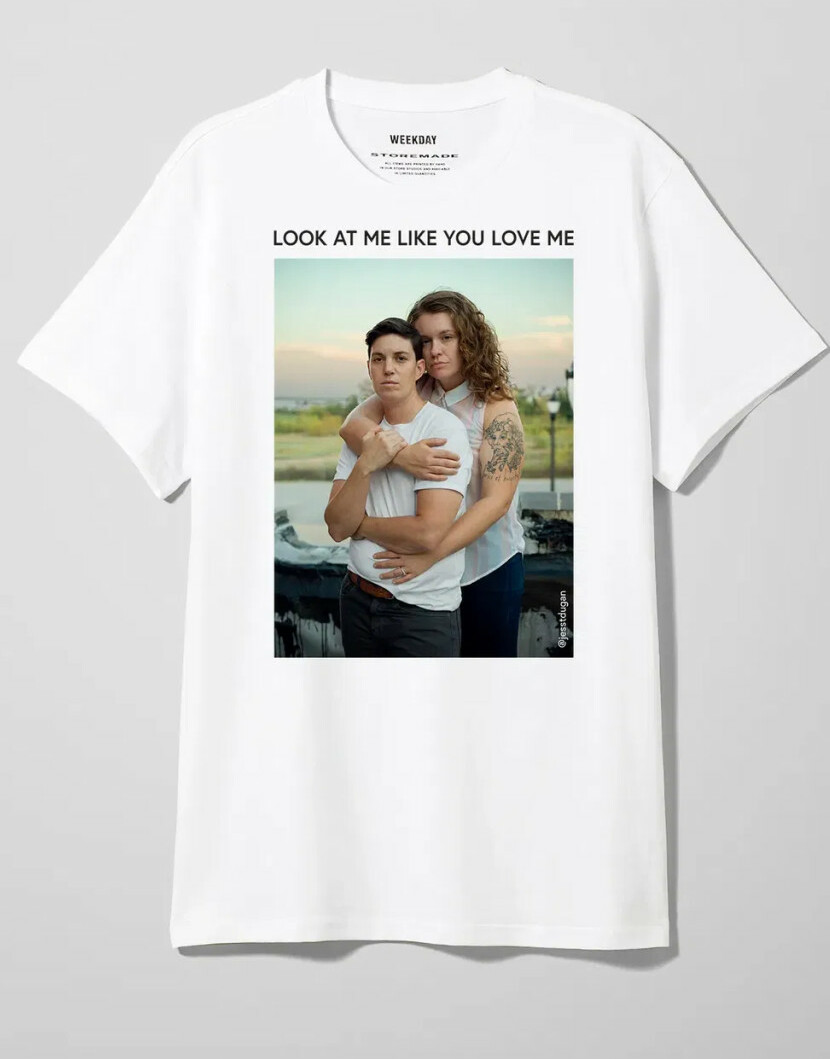 BIAŁY T-SHIRT NADRUK