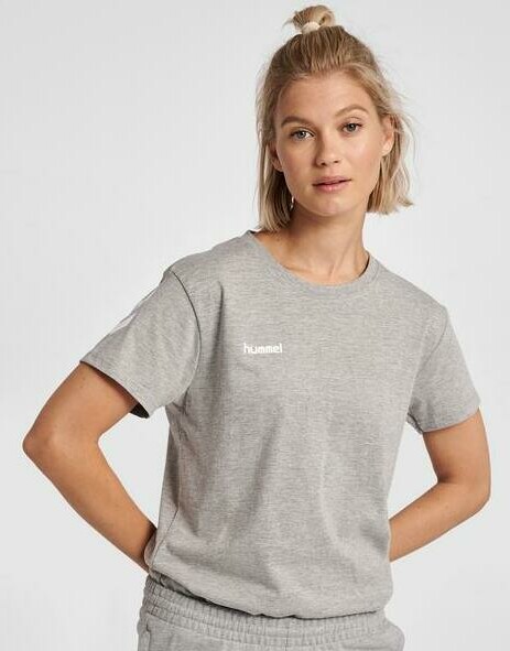 SZARY KLASYCZNY T-SHIRT LOGO