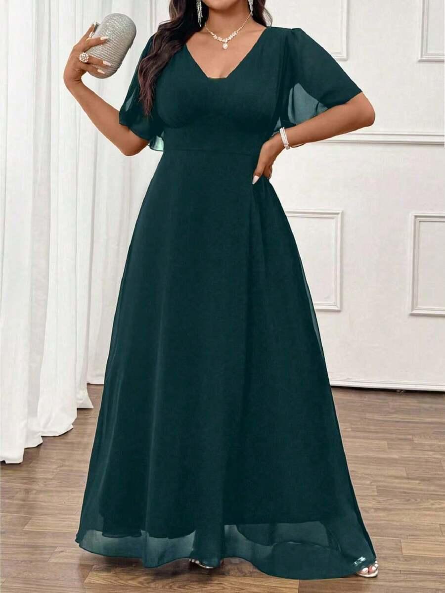 niebieska maxi sukienka