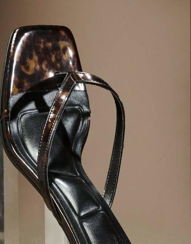 japonki animal print obcas