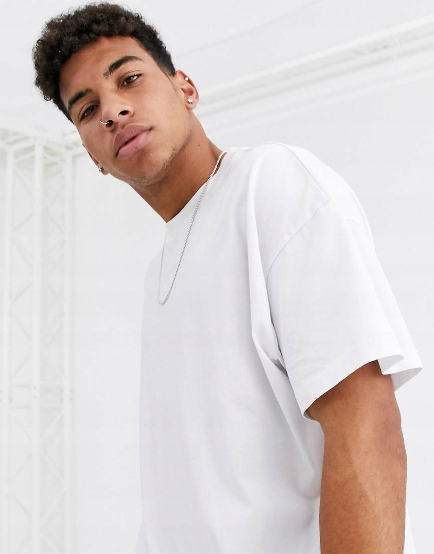 biały t-shirt basic 