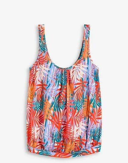 GÓRA OD BIKINI ROŚLINNY WZÓR