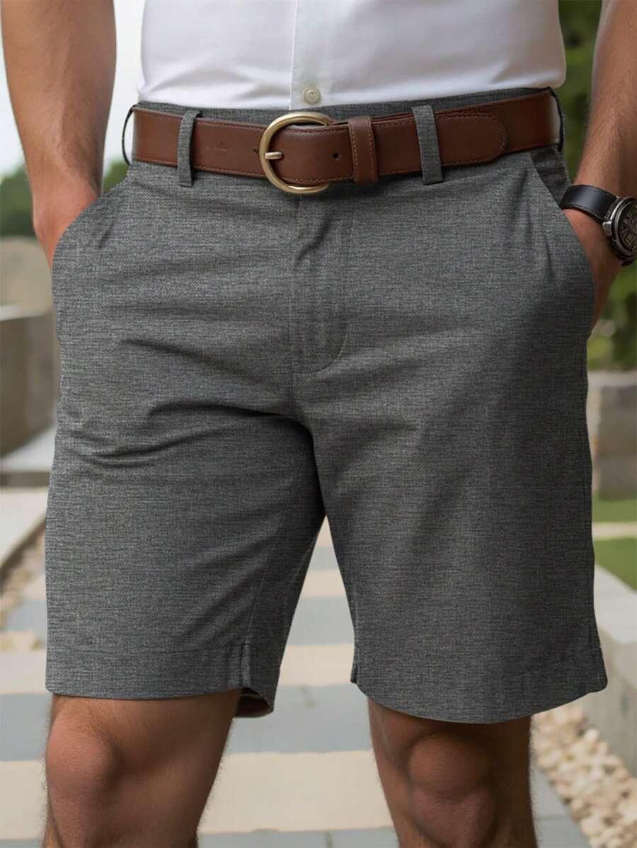 szare spodenki casual