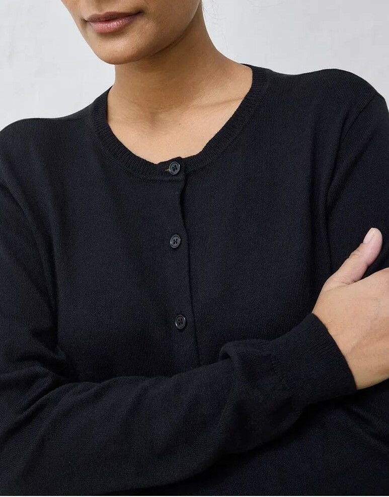 SWETER DAMSKI ROZPINANY BAWEŁNIANY OKRĄGŁY DEKOLT