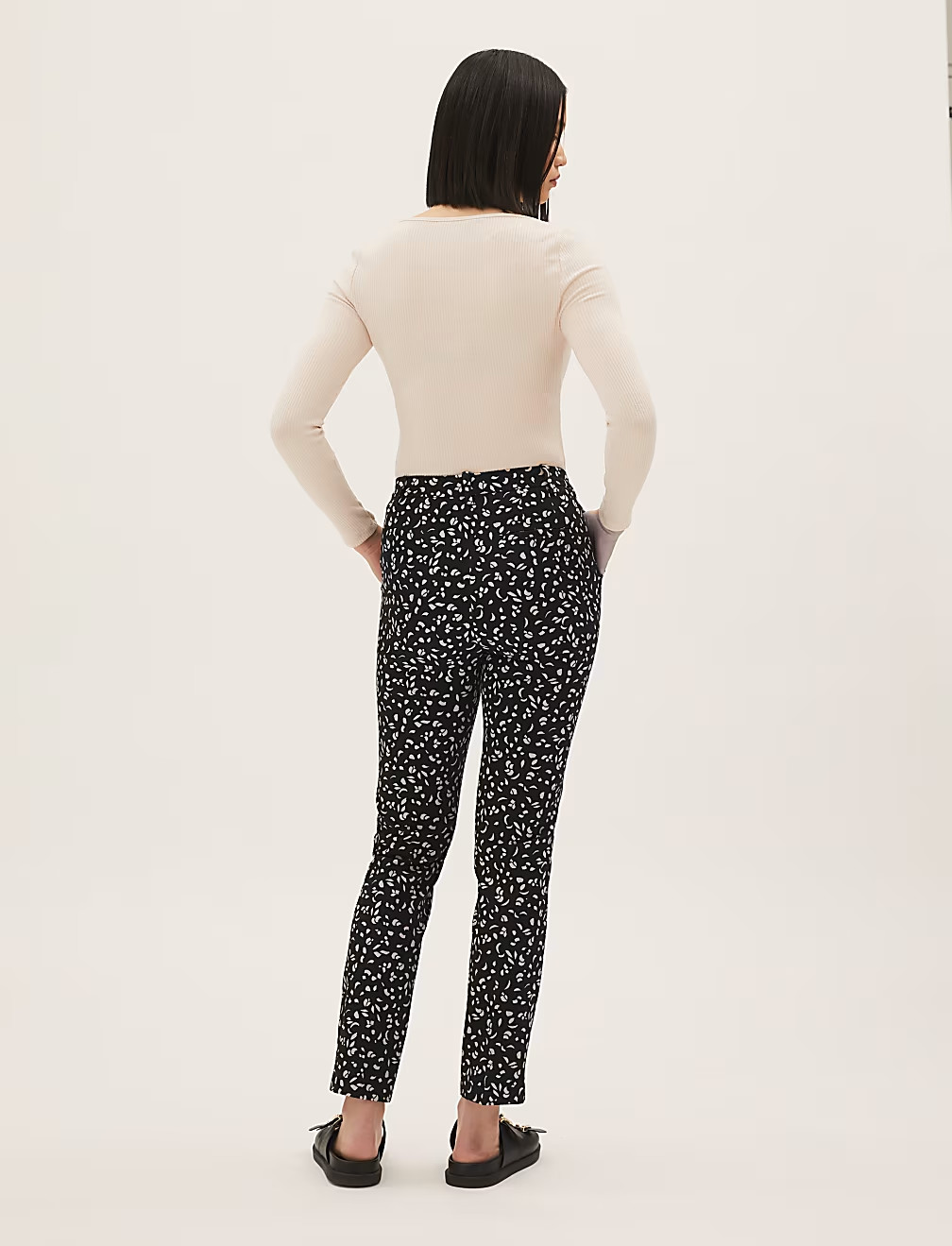 SPODNIE PRINT KONTRAST T59-1208T-Y4