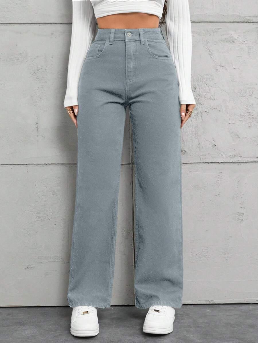 NIEBIESKIE SPODNIE JEANS