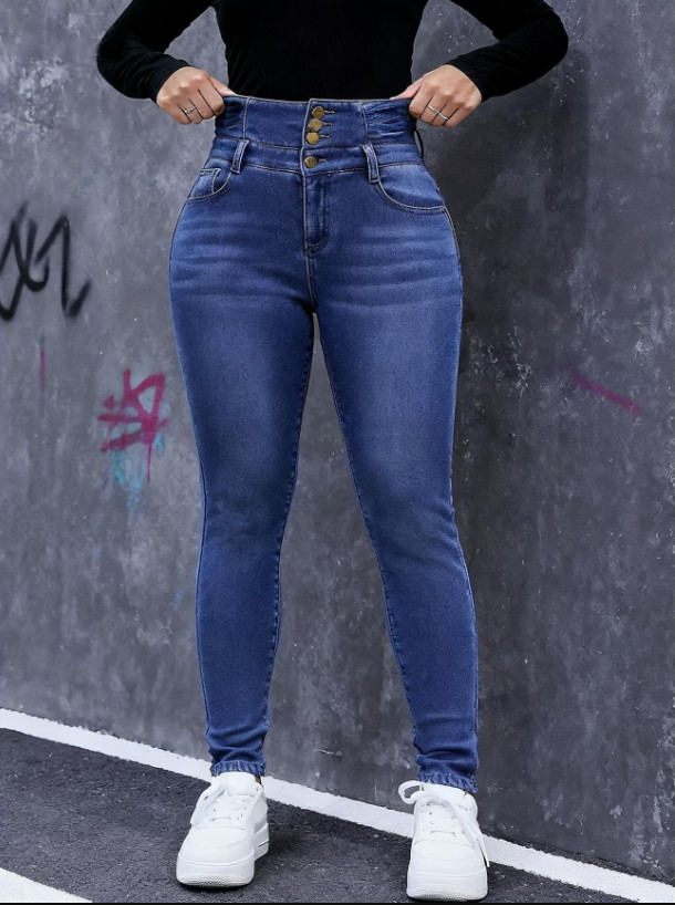 ocieplane spodnie jeans