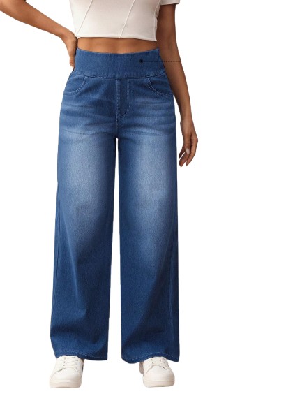NIEBIESKIE SPODNIE JEANS