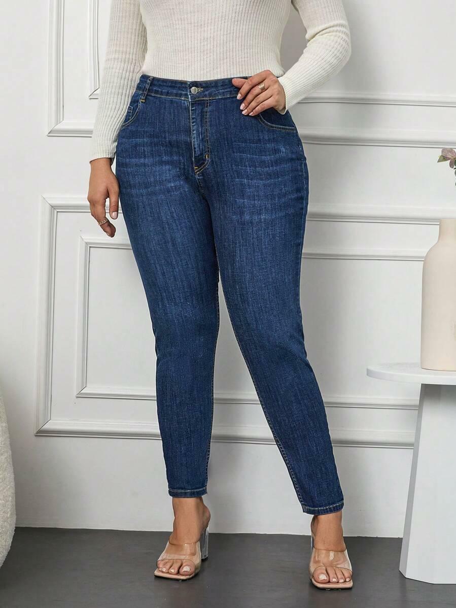 SPODNIE JEANS RURKI