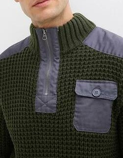SWETER ZE STÓJKĄ MESKI