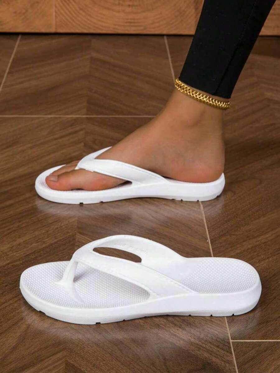 BIAŁE KLAPKI JAPONKI CASUAL