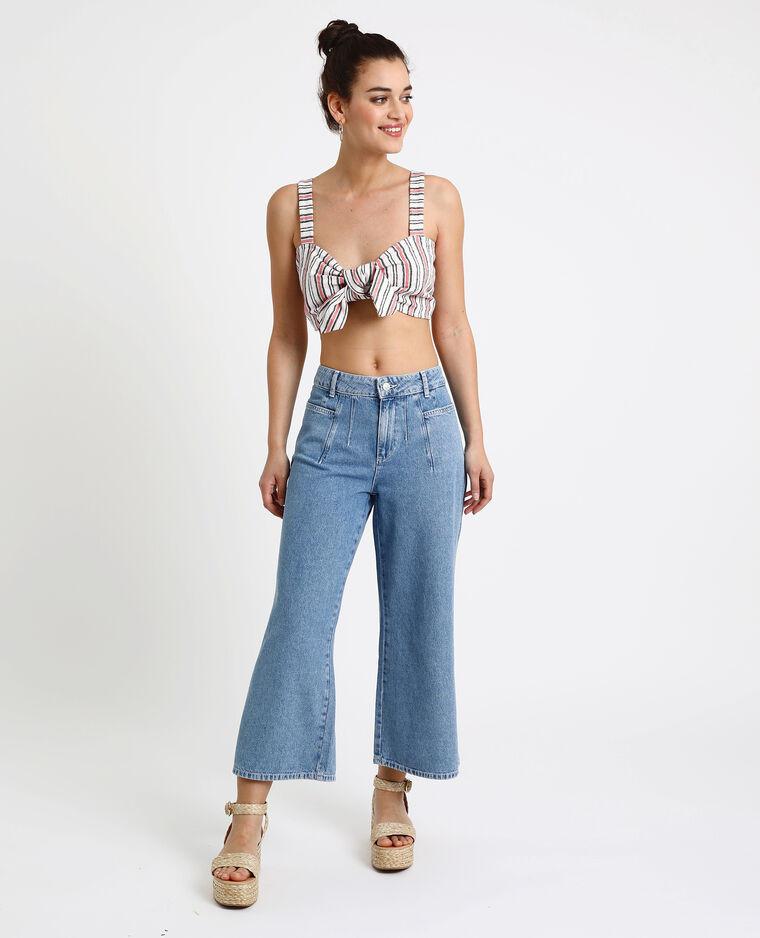 KRÓTKI TOP BRALET WIĄZANIE