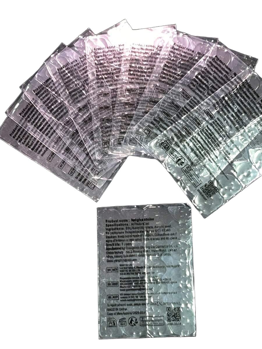 przezroczyste naklejki na paznokcie 12-pack
