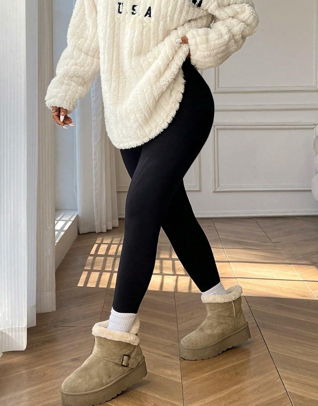 CZARNE LEGGINSY WYSOKI STAN