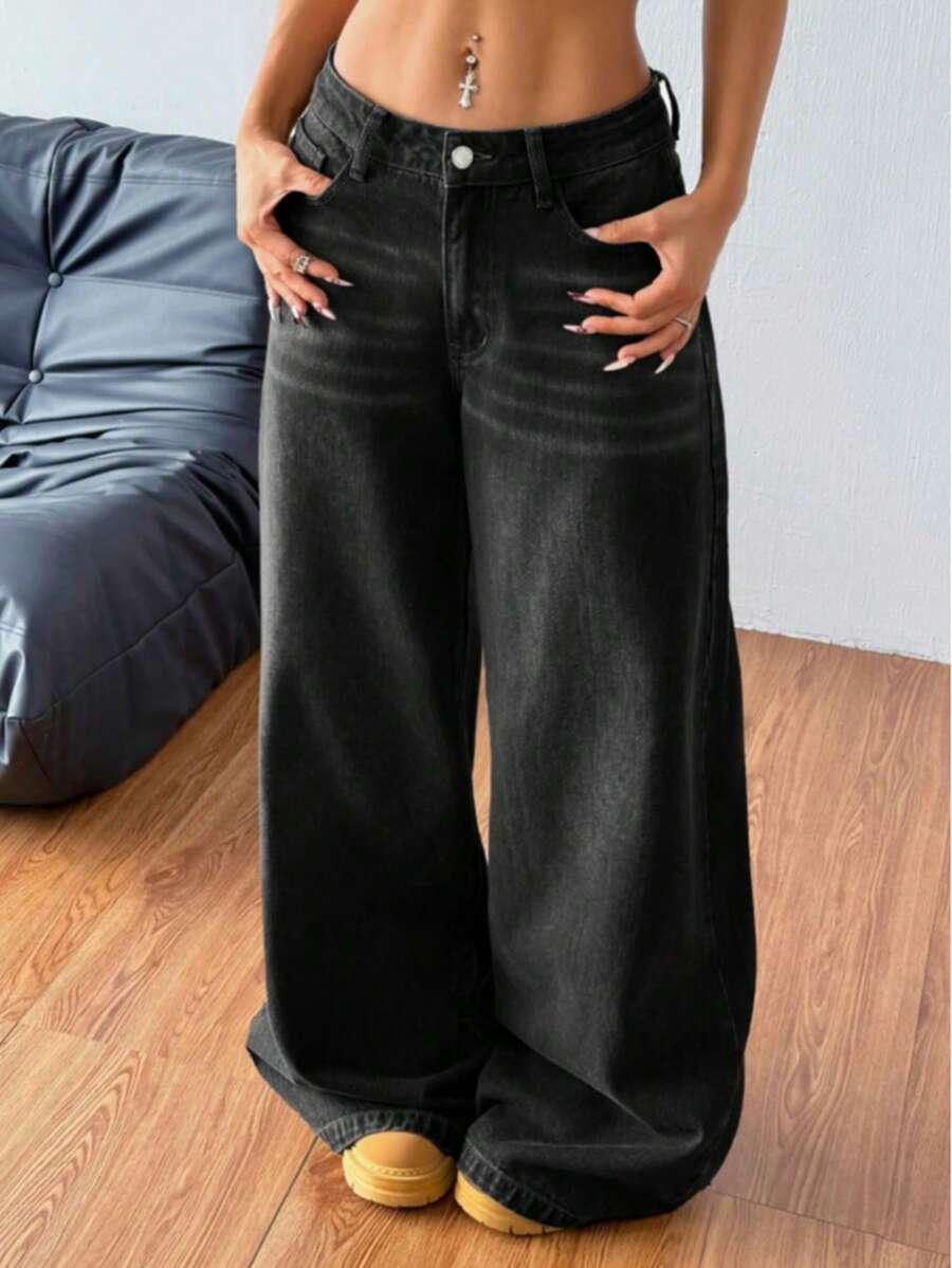 jeansy wide leg