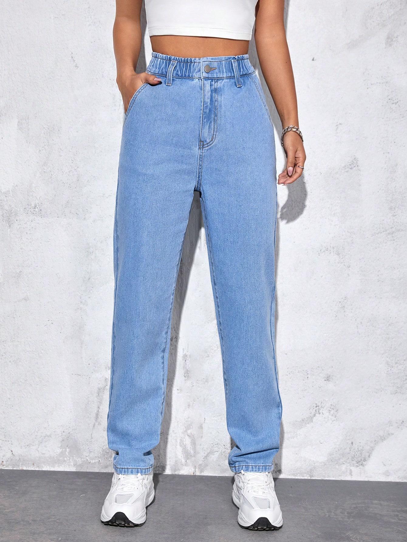 NIEBIESKIE SPODNIE JEANS