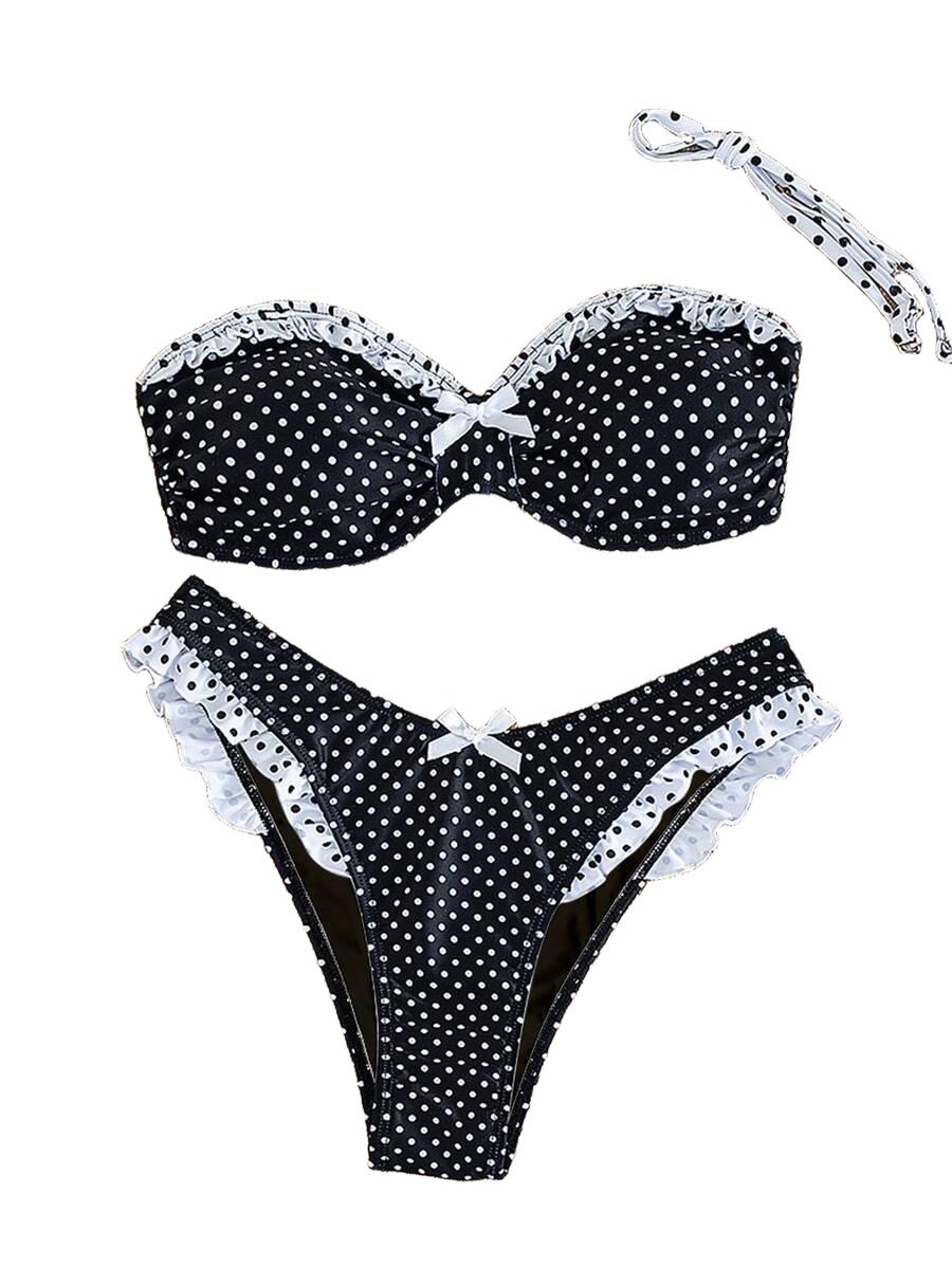 BIKINI DWUCZĘŚCIOWE W KROPKI