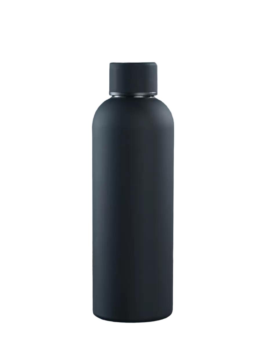 czarna butelka ze stali nierdzewnej 500ml