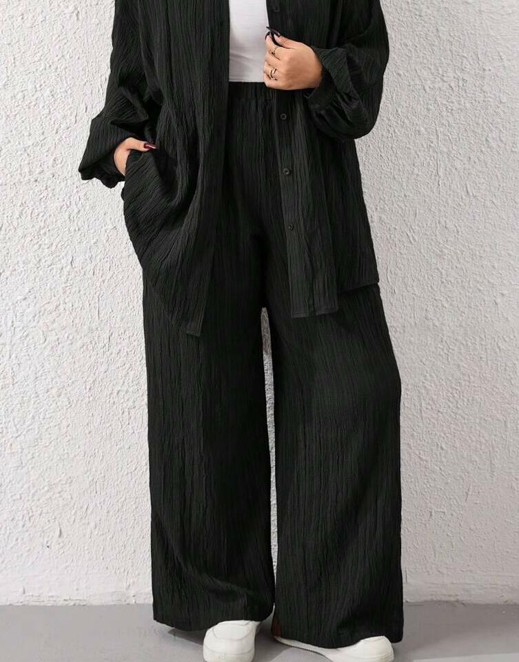 CZARNE SPODNIE CASUAL