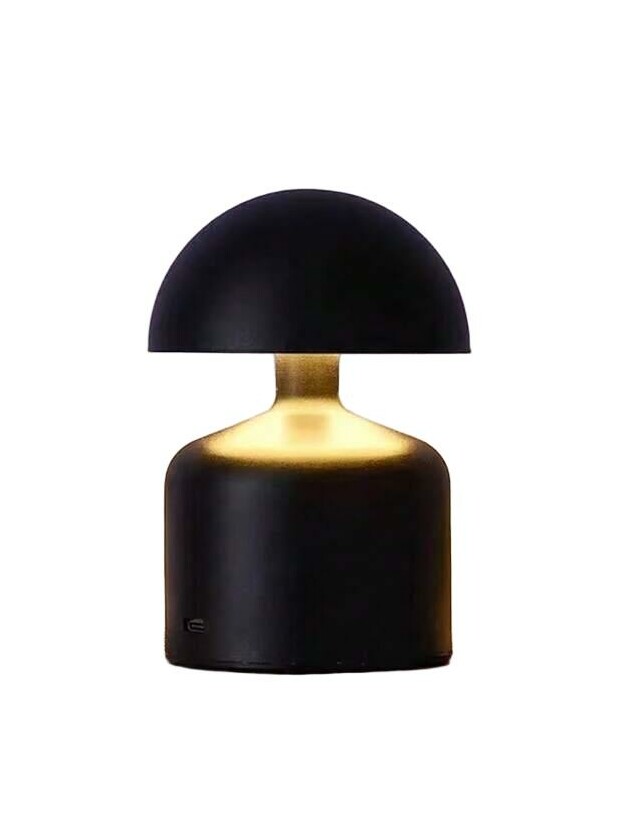 CZARNA LAMPKA NOCNA
